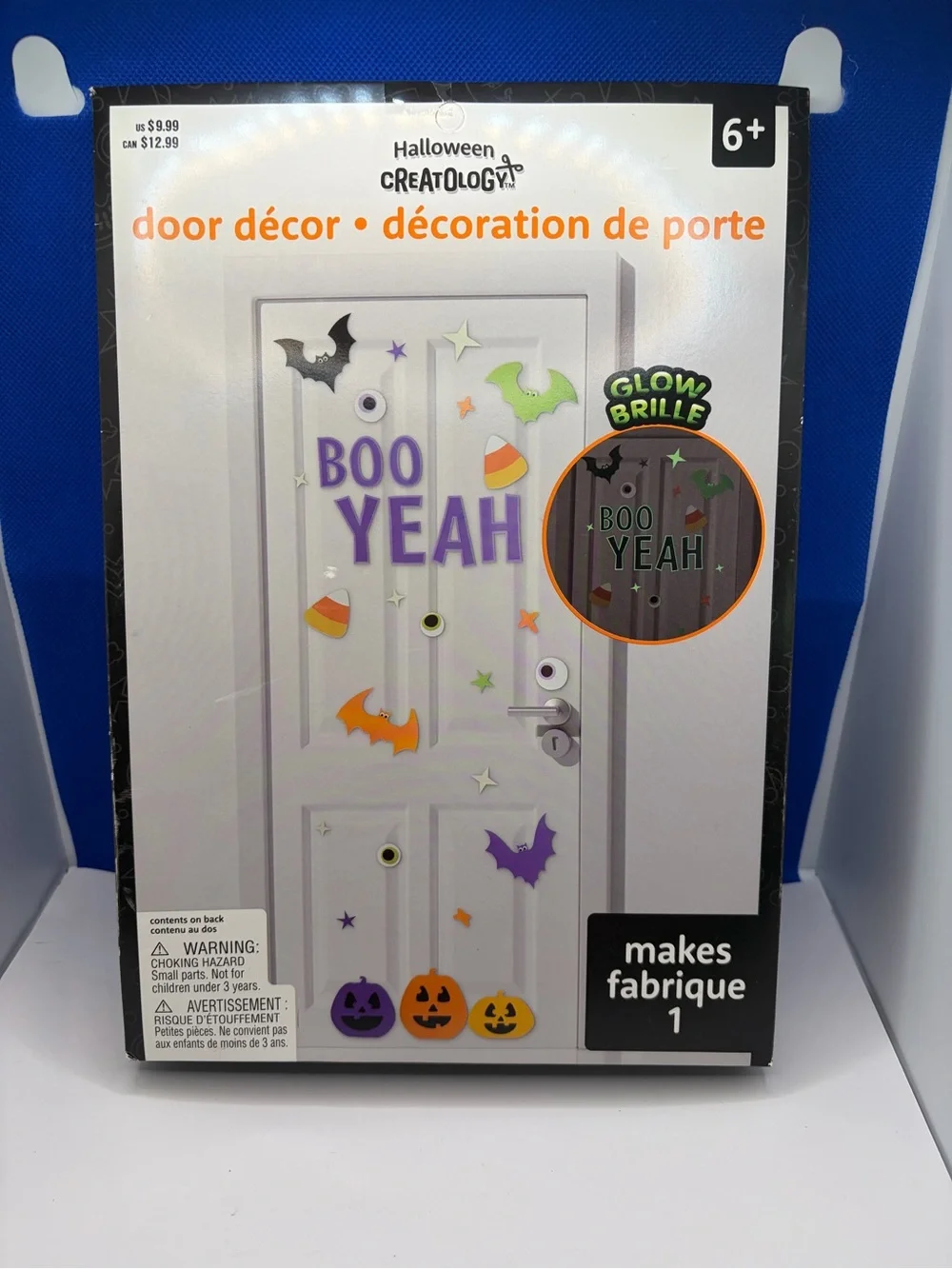 Creatology Halloween Glow in the Dark Boo Yeah Door Decor Kit New